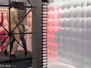 Ash Hollywood Gets Daylights Fucked Out!