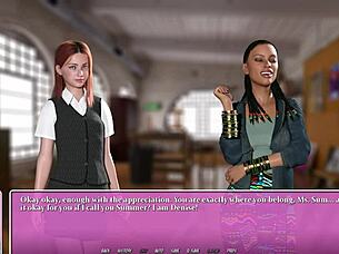 Denise The Hot Ebony Teacher In Summer