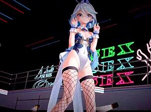 Genshin CHARACTERS in HENTAI MMD fun.