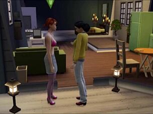 Redhead Masturbates to Brunette in Wicked Comedy