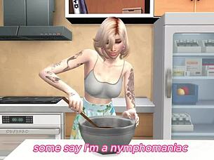 Blonde Gets Roughly Fucked At Home In Intense 3d Animation