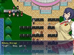 Student loses virginity in closet while teachers cheat in apostle joi hentai game ep 1