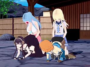 Slut gets anal after dance