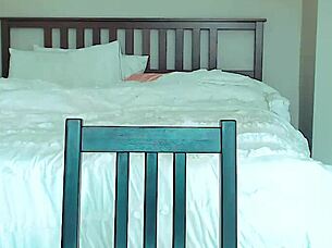 A milf in costumes performs webcam masturbation and fingering, acting as a slutty mommy in web chat.