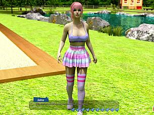 Stacy helps her hot friends to get what they deserve in a 3D cartoon