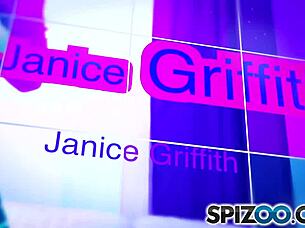 Janice Griffith enjoys a retro session with her boyfriend in lingerie