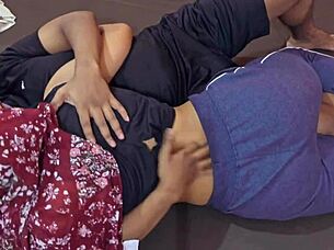 Rina Arem intensely masturbates in Stacy Shepard's car backseat while waiting for her to return