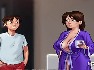 Mature lady enjoys sex in Summertime Saga