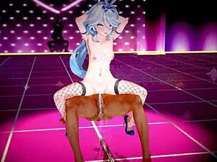 Genshin CHARACTERS in HENTAI MMD fun.