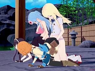 Slut gets anal after dance