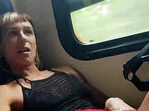 Friend Teases Me On Train, Leads To Sucking Big Cock