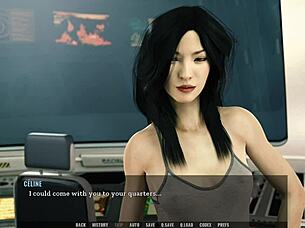 Descriptive passionate sex scene on deck