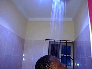 Bathroom Shower Before Dinner with Hardcore Action