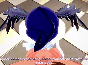 Albedo engages in passionate sex with overlord in fantasy 3d animation