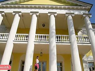 Jeny Smith Back to Flashing Ass, Legs, and Feet