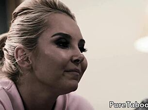 watch this tiny babe cum while getting drilled