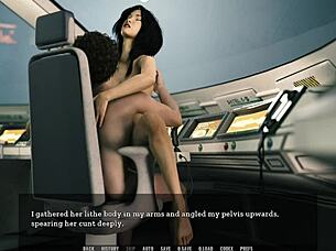 Descriptive passionate sex scene on deck