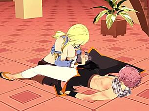 lucy natsu fairy tail hentai videos blowjob handjob horny and cumshot gameplay porn uncensored thereal3dstories.