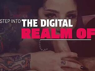 Goth girlfriend Avalon Mira has great sex with big dick