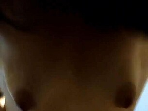 Dazzlingfacegirl begs for big cock in petite hairy pussy