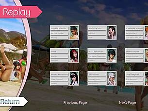 Waifu academy features sheila schweizer in nude porn game scenes with huge tits