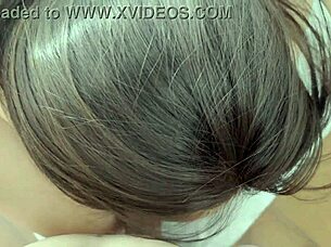 In this threesome, he fucks the blonde and brunette's asses passionately