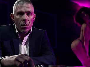 ember snow wins blackjack and decides jmac pays with his huge dick in bent over, missionary, and cowgirl positions.