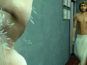 stepbrother and stepsister fuck in the shower