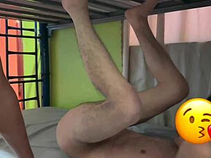 Twink Escapes Salon for Bodybuilder's Ass