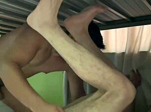 Twink Escapes Salon for Bodybuilder's Ass