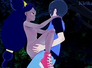 iris moans, 'fuck me harder, erika' in pokemon hentai