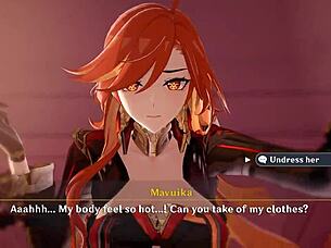 Anime girl gets creampie in pussy with big cock cum.