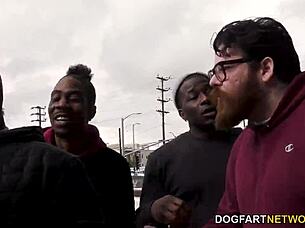 syren de mer plays stepmom in a group scene with black friends