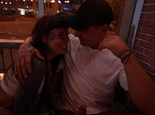 I sucked a guy in the cafe and then he fucked me at home part 1