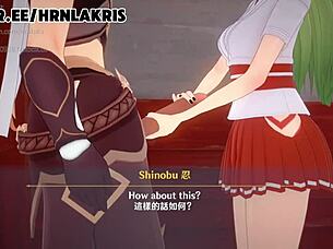 Genshin impact horny lakris in action