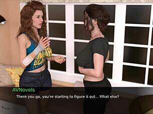 Cute Teen 18+ In Outfit Sucks Big Cock With Big Tits In Anime Game