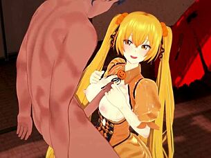 Sexy Hatsune Miku Halloween 2021 Remix Vocaloid 3D Hentai