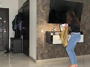 Ex girlfriend sneaks in after breakup