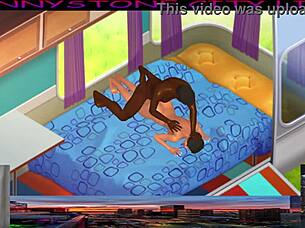 פגשתי את המודל הלטינה ג'וניסטון ודיברנו קצת אבל אז הדברים הפכו מוזרים עם החרא הקריקטורי