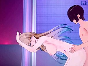 Serval and Kafka having intense sex?