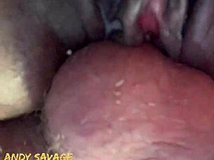 Want to see big tits ebony milf get huge cumshot on wet pussy?