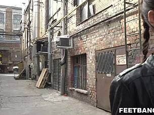 lilu moon gets anal while sucking and licking feet in boots