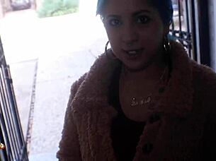 invited my doordash guy in for a big tip and he gave me more than food