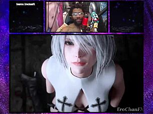 i watched nun 2b's tight pussy get fucked and covered in cum