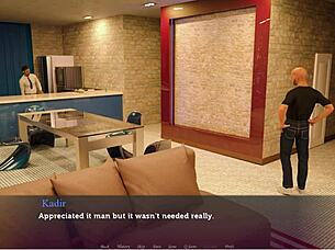 Is the prison guard fucking the inmates with her big tits?