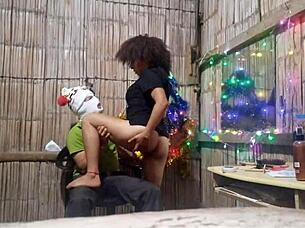 Christmas Adventure with Curly Asian and Pizza Boy