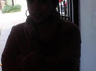 invited my doordash guy in for a big tip and he gave me more than food