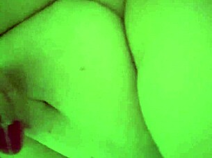 Look At This Cute Milf Sticking That Big Cock Against The Wall!