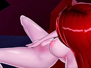 Jessica Rabbit Fingers Her Pussy in Hotel Room - Cartoon Hentai Scene