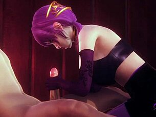 LOL KDA Hentai - Evelyn Hard Sex - League Of Legends Japanese Manga Anime Porn